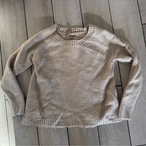 Toad&Co Women's Tan Crew Neck Sweater